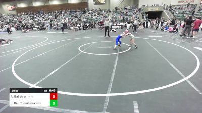50 lbs Quarterfinal - Alessi Balistreri, Imys vs Jayde Red Tomahawk, Heights WC
