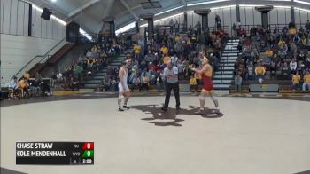 149 lbs Cole Mendenhall, Wyoming vs Chase Straw, Iowa State