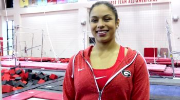 Sabrina Vega on Perfection in NCAA and Adjusting to College - Georgia Fall Visit 2016