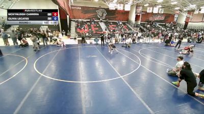 58-64 lbs Round 1 - Olivia LeCates, Stallions Wrestling Club vs Mckynleigh Cabrera, Roy Wrestling Club