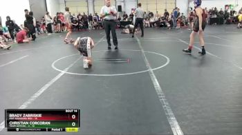 92 lbs Round 4 (8 Team) - Brady Zabriskie, Mat Assassins Red vs Christian Corcoran, Team Gotcha - 2