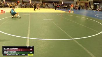 150 lbs 5th Place Match - Elliot Xayavong, WML (Windom/Mountain Lake) vs Cole Condezo, Marshall/Lakeview/RTR