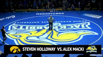 285 lb m, Stephen Holloway, Iowa vs Alex Macki, SDSU