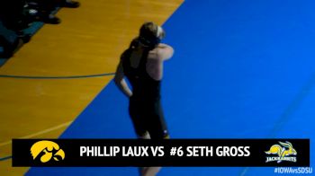 133 lb m, Phillip Laux, Iowa vs Seth Gross, SDSU
