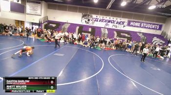 62 lbs Quarterfinal - Rhett Walker, Bruin Wrestling Club vs Daxton Barlow, Empire Battle School