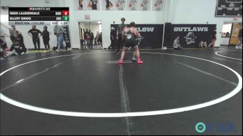 90 lbs Semifinal - Kade Carter, Cotton County Wrestling Club vs Jaxon Hines, Comanche Takedown Club