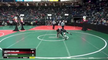 102 lbs Cons. Round 4 - Jayden Maillard, AWRA vs Brycen Swiger, WSW1