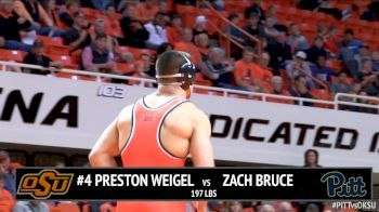 197 lbs Preston Weigel, OSU vs Zach Bruce, Pitt