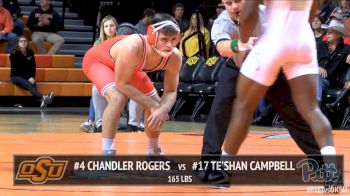 165 lbs Chandler Rogers, OSU vs TeShan Campbell, Pitt