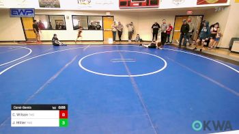 105 lbs Consolation - Caden Wilson, Tahlequah Wrestling Club vs Jaxon Miller, Tahlequah Wrestling Club