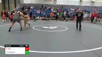 288 lbs Quarterfinal - Hunter Branham, Frankton vs Anthony Popi, Hybrid Wrestling Club