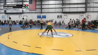 144 lbs Allday - Gage Carter, GREAT BRIDGE WRESTLING CLUB vs Tyler Kowalchuk, TRIANGLE WRESTLING CLUB