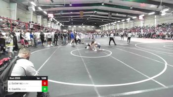 95 lbs Quarterfinal - Jonovan Gutierrez, Alamosa vs Xavier Castillo, Juggernaut Wrestling Club