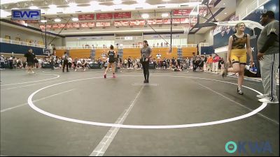 126 lbs Rr Rnd 1 - Zoe Jenkins, Midwest City Bombers Youth Wrestling Club vs Ava Belvin, Shelton Wrestling Academy