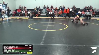 JV-7 lbs Round 3 - Reid Bramow, New Hampton/Turkey Valley vs Dalton Eldridge, West Marshall