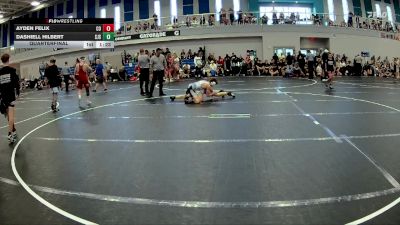 120 lbs Quarterfinal - Ayden Felix, Camden Outsiders vs Dashiell Hilbert, St. Johns Silverbacks