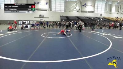 138 lbs Semifinal - Caleb Farney, Lowville Wrestling Club vs Ty Conover, Penn Yan Wrestling Club