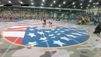 50 lbs Round 1 - Hayden Flaten, Glasgow Wrestling Club vs Lauren Stithem, HAWK