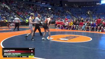 126 lbs Semis & 1st Wrestleback (8 Team) - Logan Riggs, Roxana vs Brayden Teunissen, Woodstock (Marian)