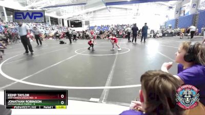 49 lbs Round 1 (4 Team) - Kemp Taylor, East Kansas Eagles Red vs Jonathan Robinson, Untouchables Purple