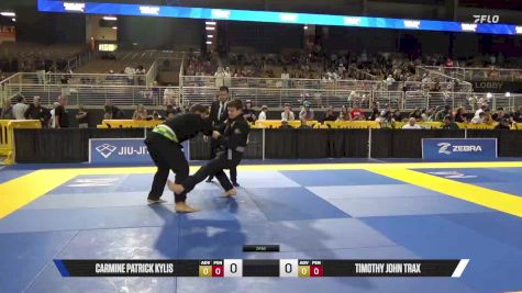 Timothy John Trax vs Carmine Patrick Kylis 2025 Pan Kids Jiu-Jitsu IBJJF Championship