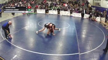 132 lbs Cons. Semi - Oliver Lopez, Las Vegas vs Christian Lannet, Faith Lutheran