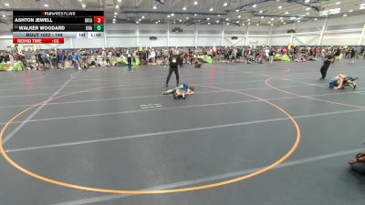 144 lbs Cons. Round 3 - Ashton Jewell, Unattached vs Walker Woodard, Unattached
