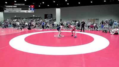 132 lbs Quarters - Cooper Hinz, IA vs Madden Skidmore, OK