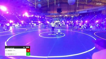 54 lbs Consi Of 8 #1 - Gabriel Jasso, Horsetooth Hybrid Grappling vs Ayven Sanders, Southwest Hammers