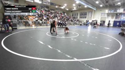 115 lbs Champ. Round 2 - Emily Huerta, Chaffey vs Katia Kachirisky, St. Lucys