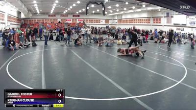 138 lbs Cons. Round 1 - Keeghan Clouse, Hawk vs Gabriel Foster, GI Grapplers