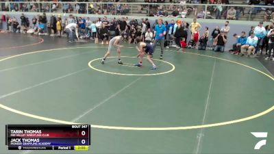 77 lbs Round 4 - Jack Thomas, Pioneer Grappling Academy vs Tarin Thomas, Mid Valley Wrestling Club