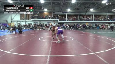 149 lbs Champ. Round 2 - Kyler Romero, Wartburg vs Hayden Rofkahr, University Of The Ozarks