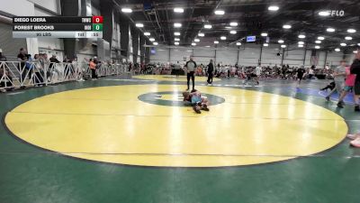 95 lbs Rr Rnd 3 - Diego Loera, TNWC Rideout - MS vs Forest Brooks, Indiana Outlaws Maroon - MS