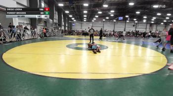 95 lbs Rr Rnd 3 - Diego Loera, TNWC Rideout - MS vs Forest Brooks, Indiana Outlaws Maroon - MS