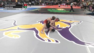 Quarterfinal - Deklin Titus, Valentine vs Easton Weidner, Doniphan-Trumbull