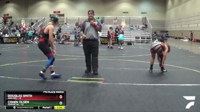 140 lbs Finals (8 Team) - Cohen Olsen, Foxfire WC vs Douglas Smith, Ares Red