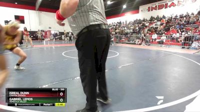 150 lbs Cons. Round 2 - Isreal Dunn, Canyon Springs vs Gabriel Lemos, Temecula Valley