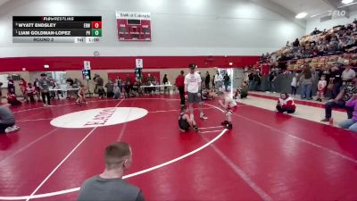 54-57 lbs Round 2 - Liam Goldman-Lopez, Platte Valley vs Wyatt Endsley, Eaton Reds WC