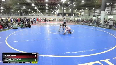 113 lbs Semis (4 Team) - Jaymar Custodio, GRAPPLERS GARAGE vs Blake White, GROUND UP USA