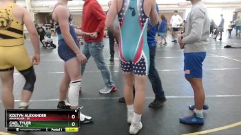 170 lbs Round 2 (4 Team) - Cael Tyler, Mi Pitbulls vs Koltyn Alexander, Ninja Killer