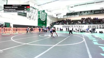 120 lbs Champ. Round 1 - Kainalu Jeffries, Keaau vs Elias Gonzalez, Schurr