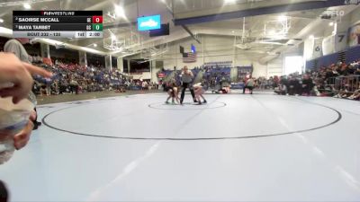 130 lbs Semifinal - Maya Tarbet, Garden City vs Saoirse McCall, Gardner Edgerton