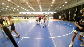 90 lbs Round Of 32 - Tucker Fratz, All-American Wrestling Club vs Forest Rose, Grit Mat Club Blue