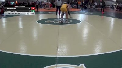 174 lbs Champ. Round 1 - Cole Walton, Bellarmine vs Hayden Flynn, Ashland University