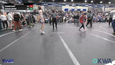 88 lbs Round Of 16 - Xander Earp, Chandler Takedown Club vs Czarlie Diffee, Cowboy Wrestling Club