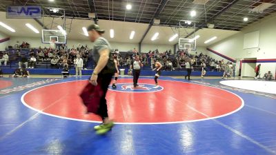 110 lbs Round Of 16 - Paityn Bayliss, Cleveland vs Paige Frederick, Sallisaw