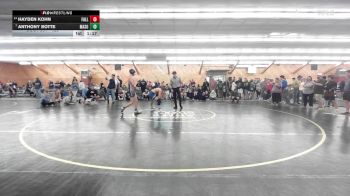 125 lbs Consi Of 4 - Hayden Kohn, Fallentimber vs Anthony Botte, Masonville