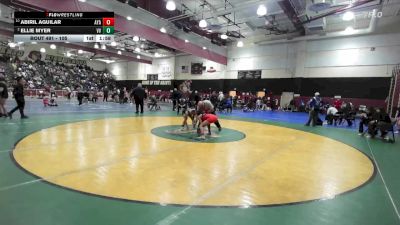 105 lbs Quarterfinal - Abiril Aguilar, Ayala vs Ellie Myer, Victor Valley