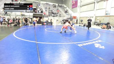 U20 Women - 68 lbs Cons. Round 4 - Noelle Alexander, CA vs Corin Lowe, OK